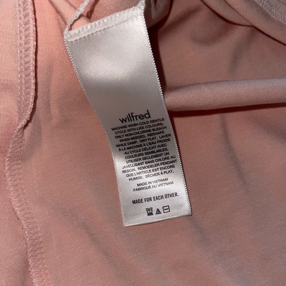 Aritzia Wilfred Saturn Midi Dress (Color: Coral Blush) - Picture 14 of 14